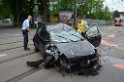 VU Pkw Planwagen Koeln Muelheim Berlinerstr Cottbuserstr P104